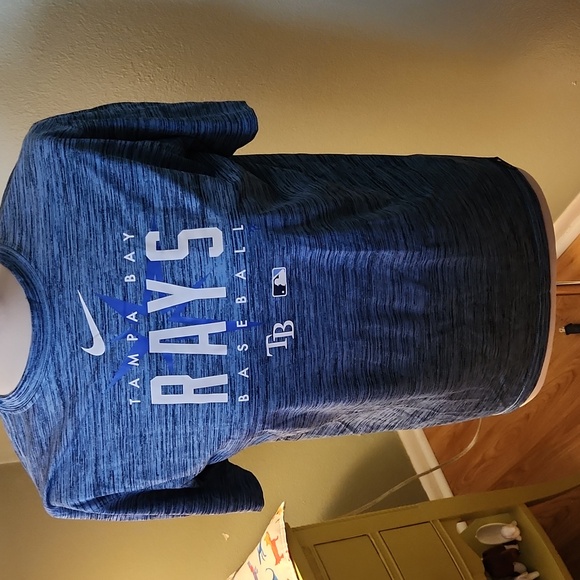 Tampa Bay Rays Nike Dri Fit Velocity Practice Tee, never worn, tags removed. - Picture 1 of 3